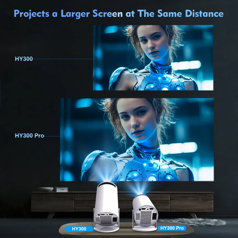 Magcubic Projetor HY300 Pro 4K Android 11 Dual Wifi6 260ANSI