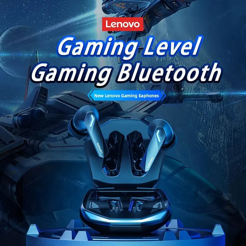 Fone Lenovo-GM2 PRO Wireless In-Ear Gaming Headset, Bluetooth 5.3, Esportes, Corrida, Baixa Latência, Modo Duplo, Auscultadores de Música